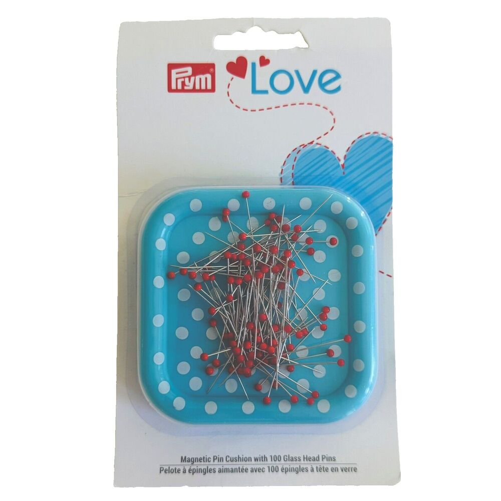 NEW Prym Magnetic Pin Cushion with 100 Pins
